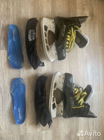 Хоккейные коньки bauer детские