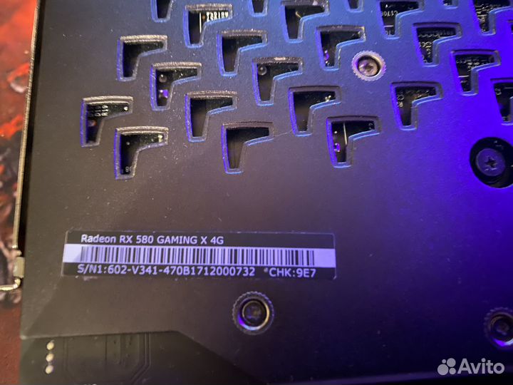 Видеокарта RX 580 4 gb
