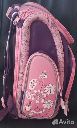 Рюкзак школьный для девочки. Grizzly