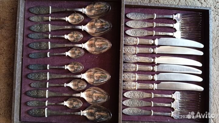 Подстаканныки СССР. набор ложки