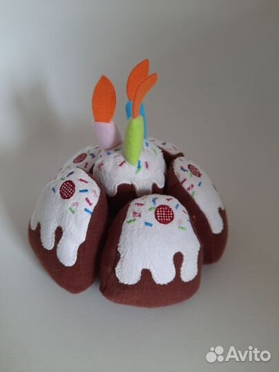 IKEA Игрушки мягкие: овощи и кулич