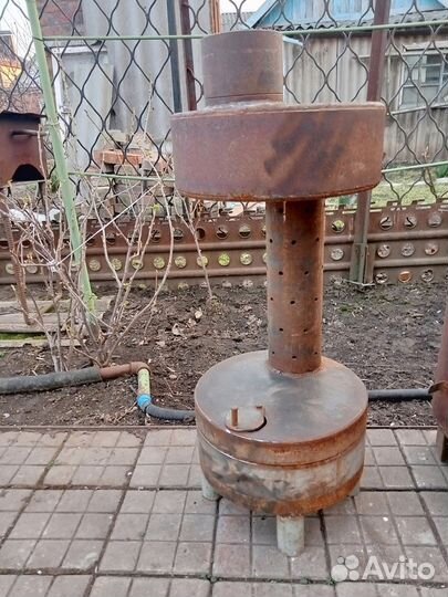Буржуйка на отработке
