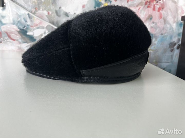 Меховая мужская кепка