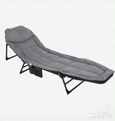 Раскладушка туристическая 200х64x30 см до 120 кг