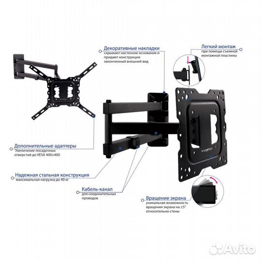 Кронштейн kromax DIX-18