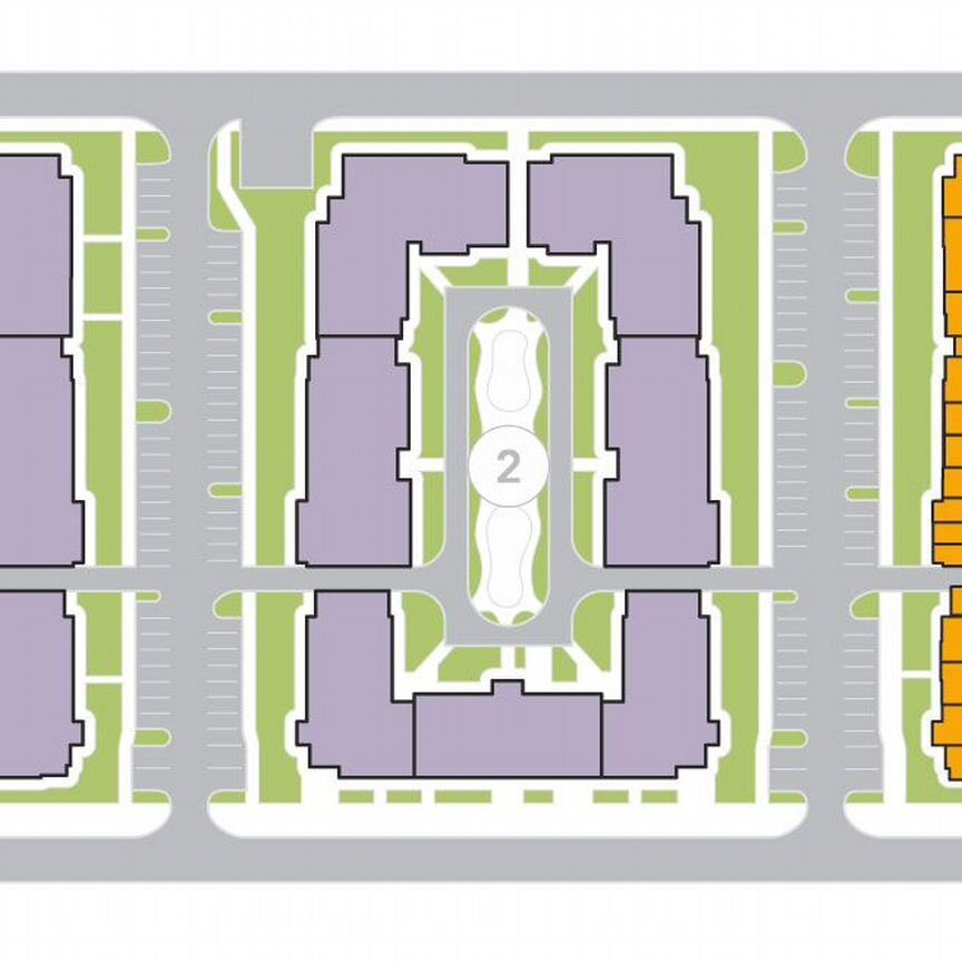 2-к. квартира, 53,5 м², 2/4 эт.