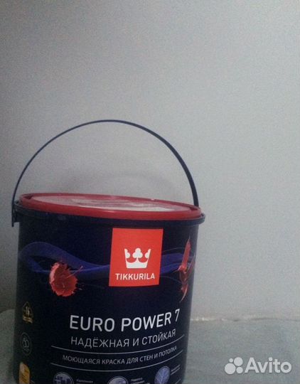 Tikkurila Euro Power 7 База С бесцветная 9л