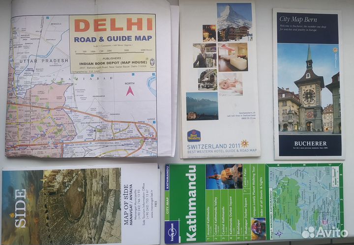 Карты географические разных стран