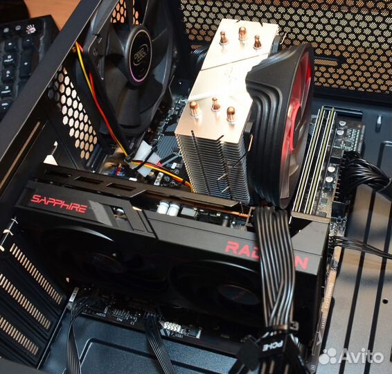 Для игр Ryzen 3600 + RX 6600 8gb