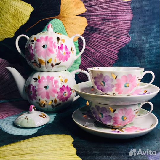 Сервиз чайный. Фарфор. СССР