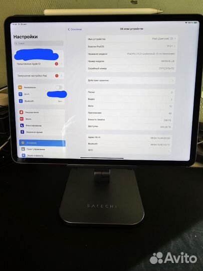 iPad pro 12.9 2021 256gb (5 gen) WiFi