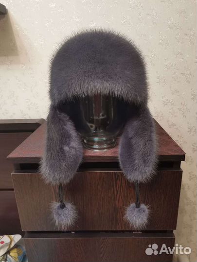 Шапка норковая женская
