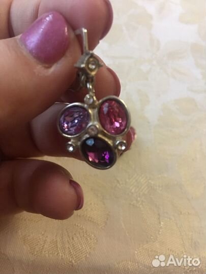 Серебряные сережки