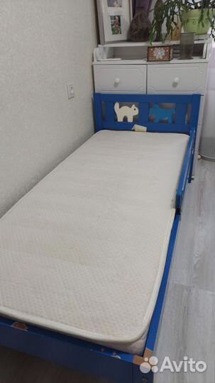 Детская кровать от 3 лет IKEA с матрасом