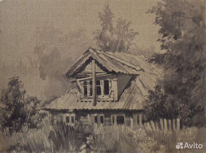 Картина, графика, тушь