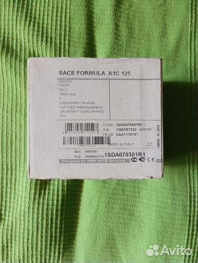 Автоматические выключатели ABB sace formula tmax