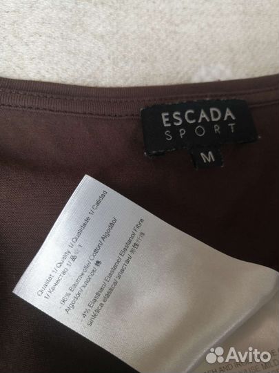 Лонгслив Escada хлопок топ блуза