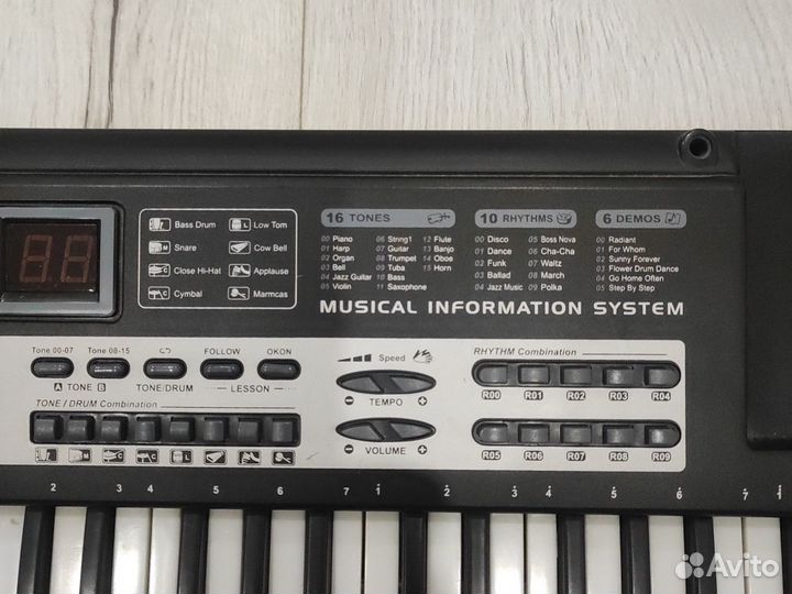 Пианино детское с микрофоном