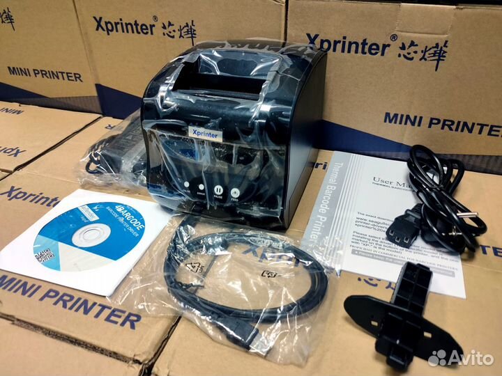 Термопринтер Xprinter XP-365B принтер этикеток