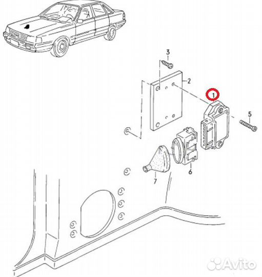 Коммутатор Audi 100 C3 Passat B3 T2 Golf 2 Audi 80