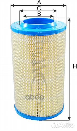 Фильтр воздушный citroen jumper/fiat