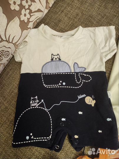 Вещи для новорожденных пакетом, слипы