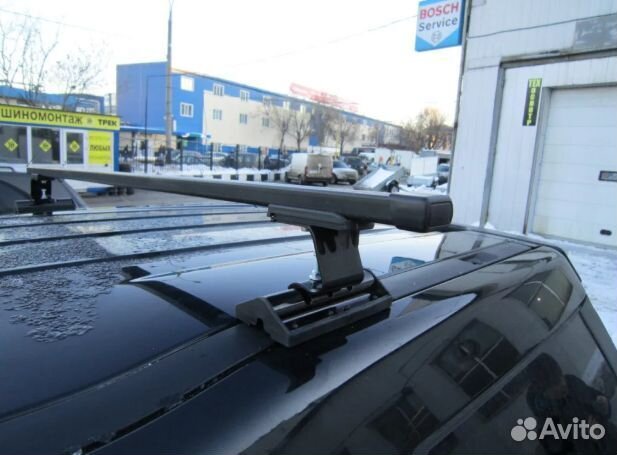 Багажник C-15 в штатные места прямоугольные дуги