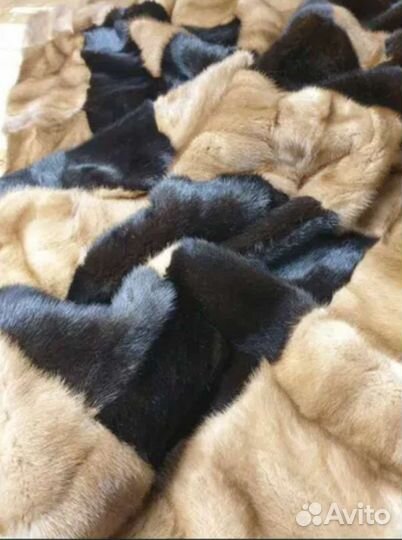 Покрывало из натурального меха