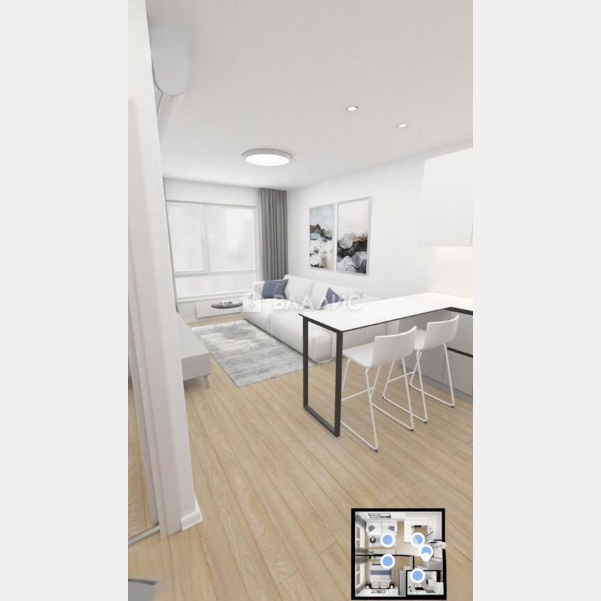 1-к. квартира, 36,1 м², 11/22 эт.