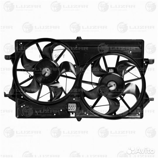 Э/вентилятор охл. для а/м Ford Focus I (98) (2 вен