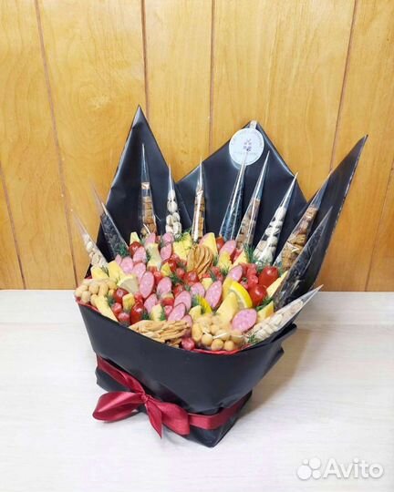 Мужские съедобные букеты