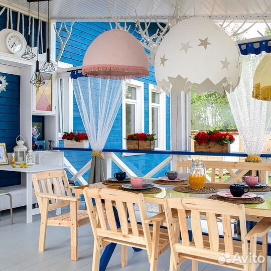 Скамья 3-местная из дерева