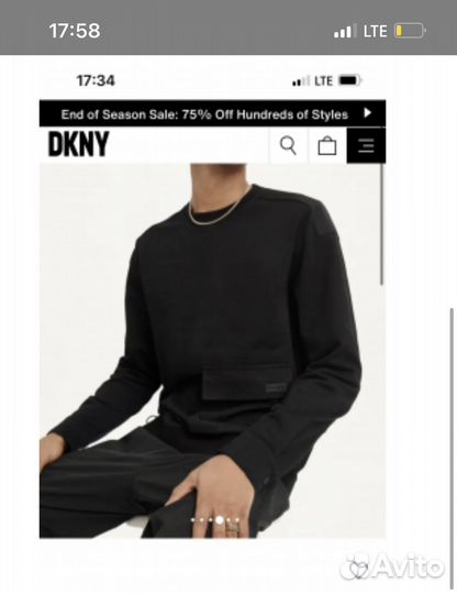 Свитшот dkny