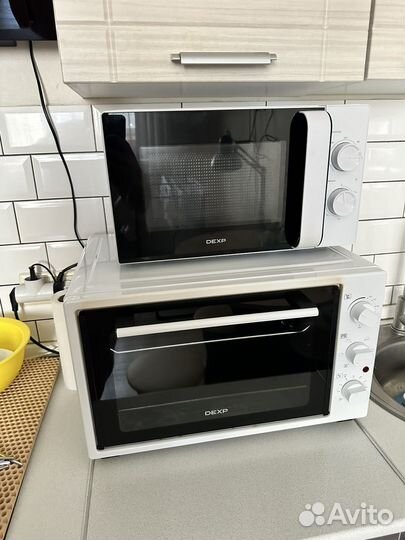 Микроволновая печь и духовая печь