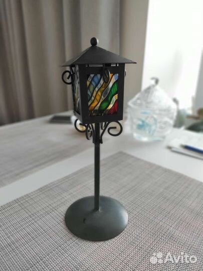 Подсвечник фонарь (стальной)