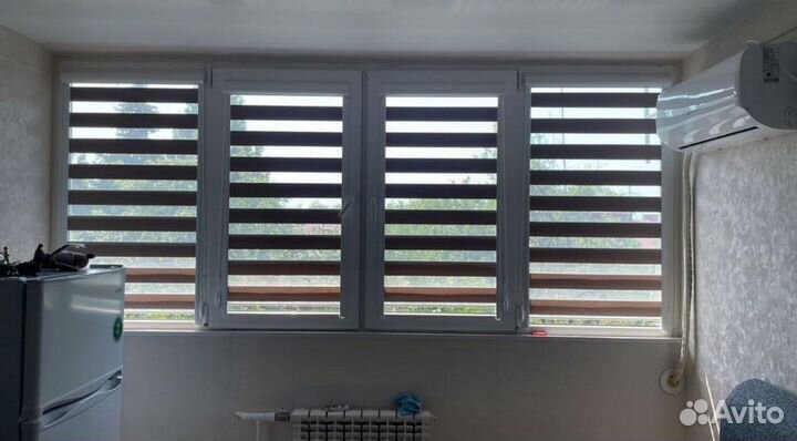 Рулонные шторы День Ночь ;fk.pb