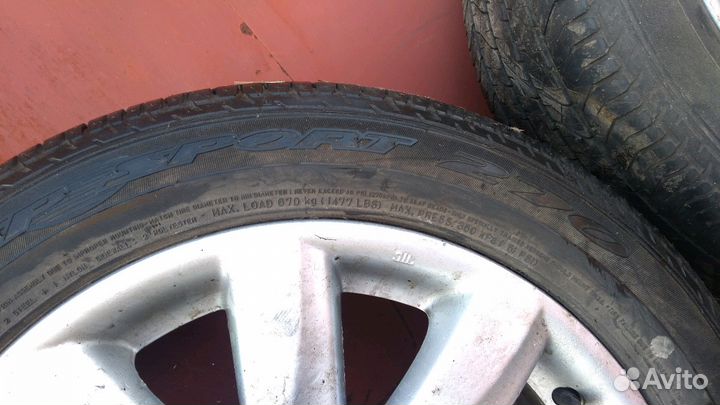 Диск кашкай оригинал на резине dunlop