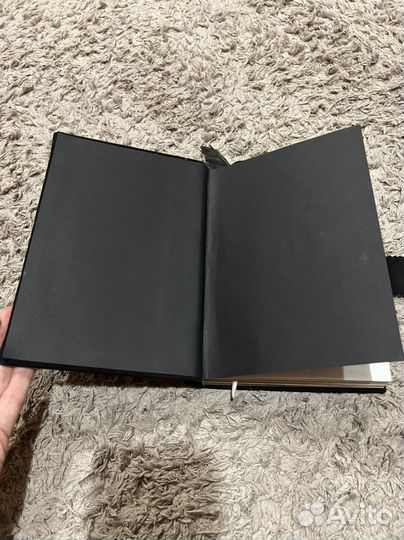 Блокнот ручной работы с вороном