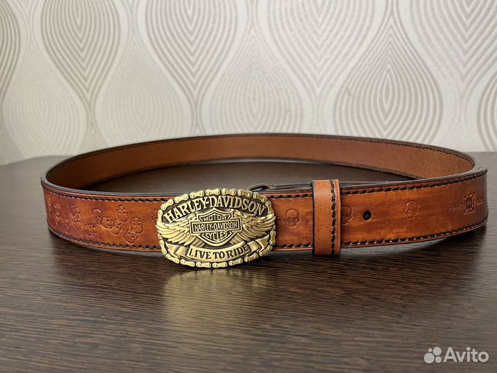Ремень ручной работы Harley Davidson