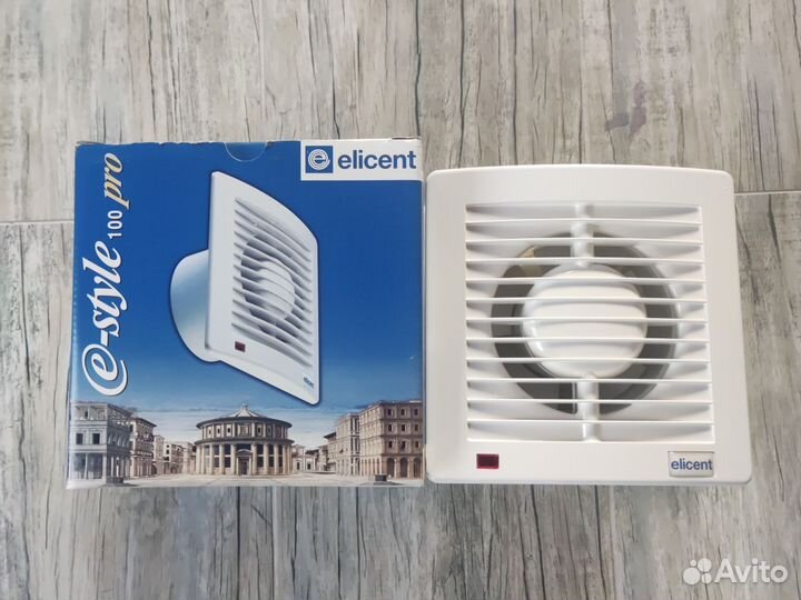 Вентилятор вытяжной Elicent e-style 100 pro