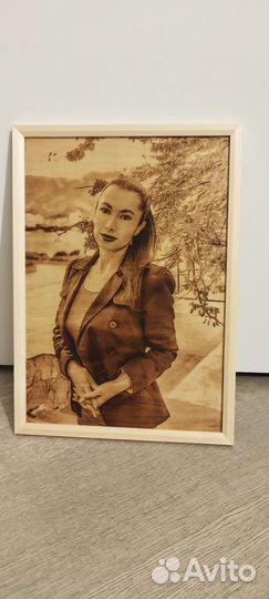 Выжигание по дереву картин,портретов