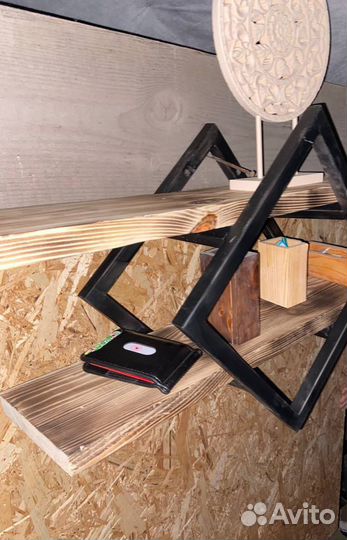 Полки в стиле лофт