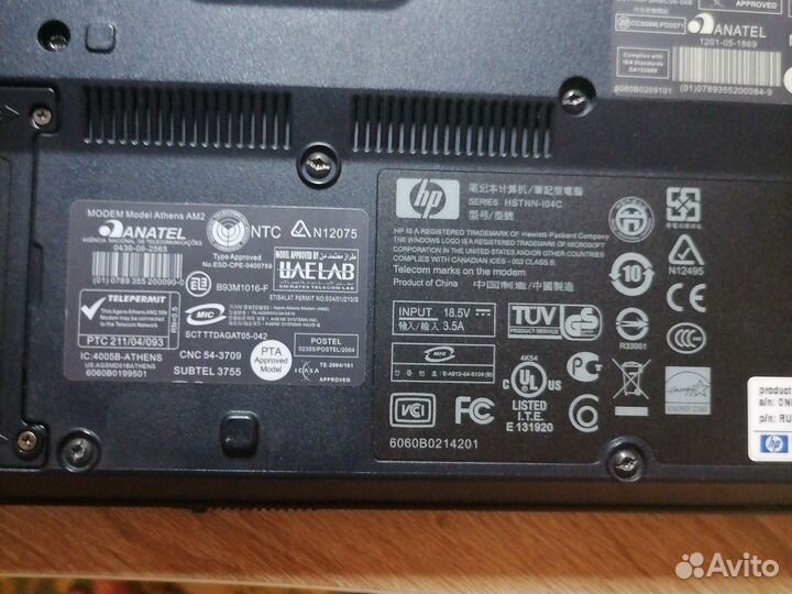 Ноутбук hp Compaq nx 7300