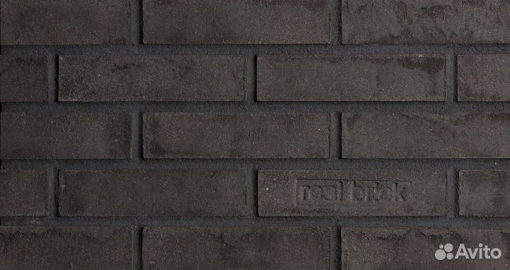 Фасадная плитка Real Brick Графитовый