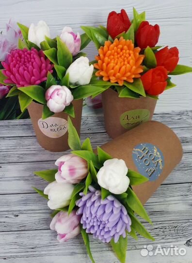 Мыло ручной работы 8 марта