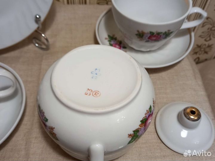 Посуда из СССР Чайные пары.Попредметно