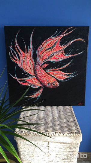 Авторская интерьерная картина ручной работы