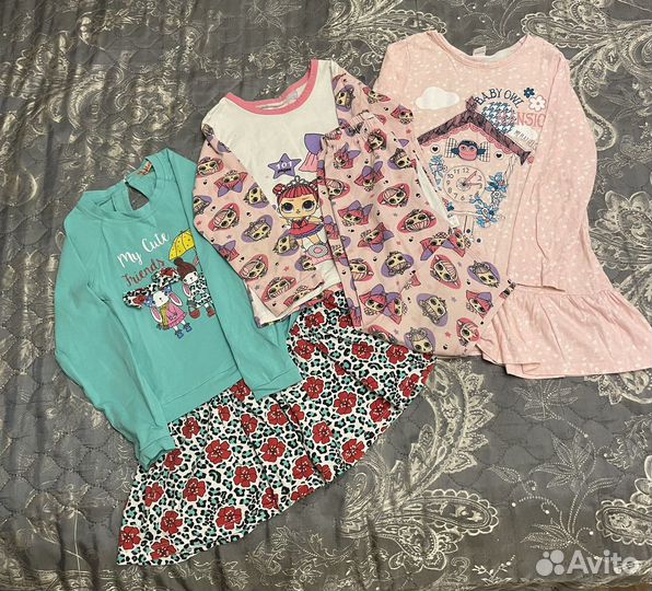 Вещи на девочку пакетом 116