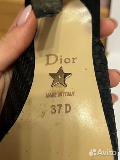 Босоножки dior 37