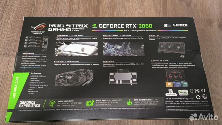 Видеокарта asus rog strix rtx 2060